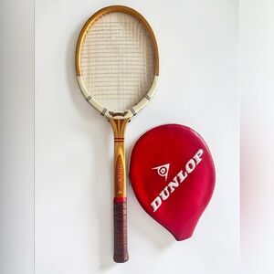 Dunlop Maxply Fort Wood Tennis Racket w Cover Vintage Classic Racquet